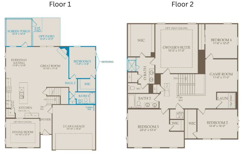 Floor Plan Level 1 & Level 2