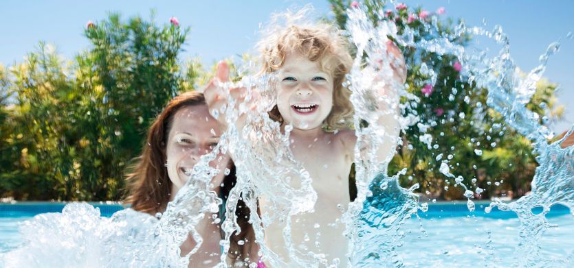 Saltwater Swimming Pool to Enjoy Cooling Off in Summers at Cambria
