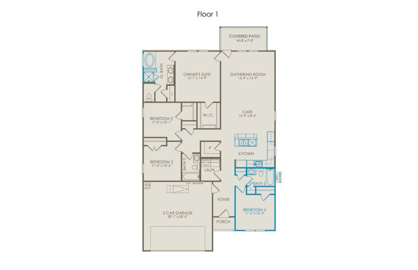 Floor plan for home