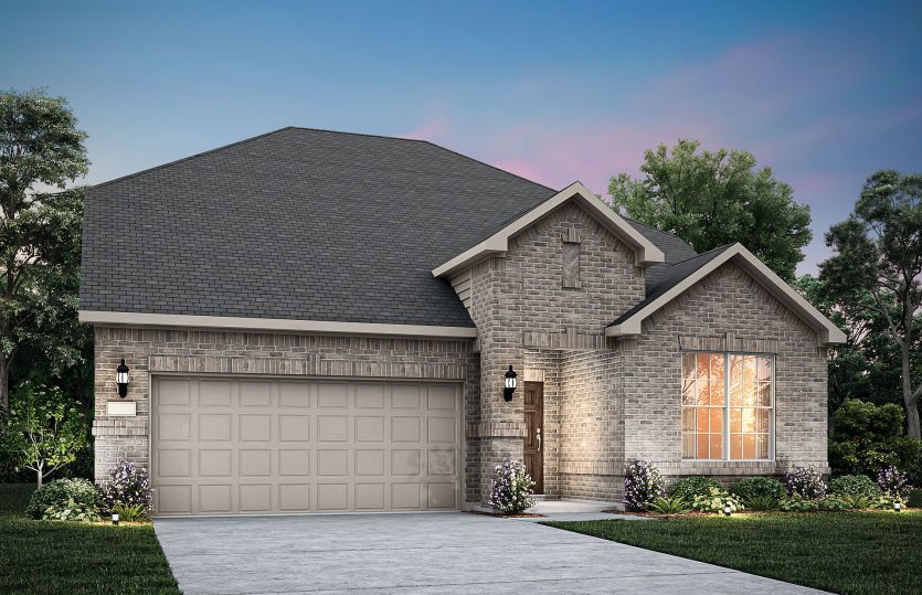 The Keller, a two-story home with 2-car garage, Shown with Home Exterior 31