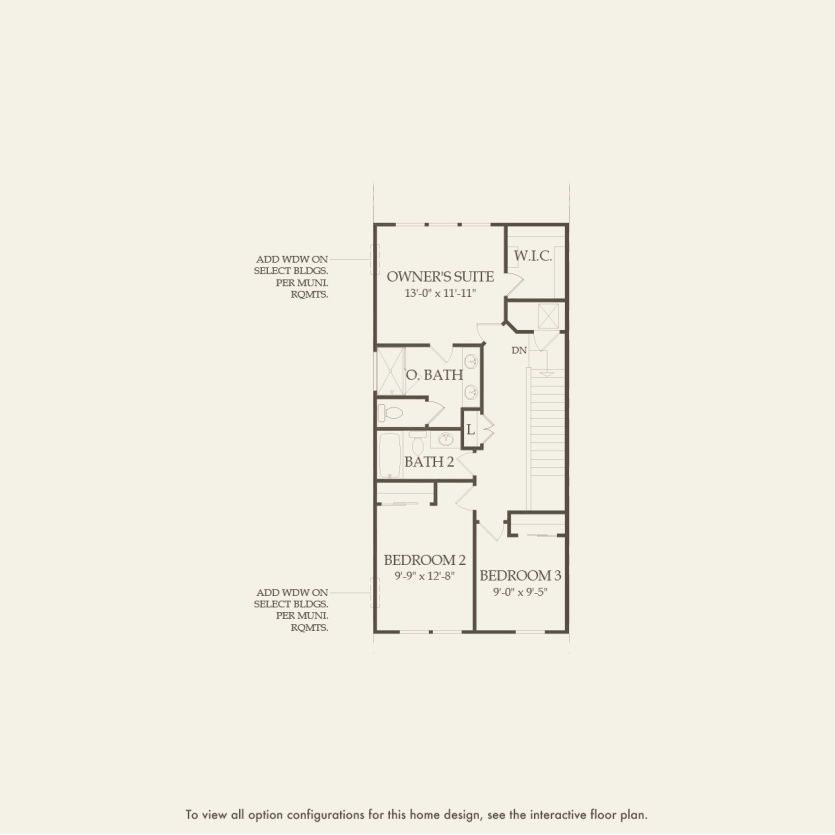 Second Floor 3 br / 2.5 ba