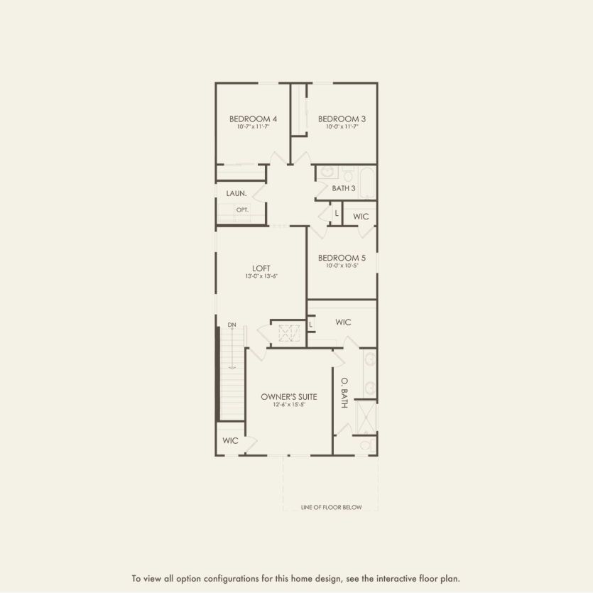 Second Floor 5 br / 3 ba