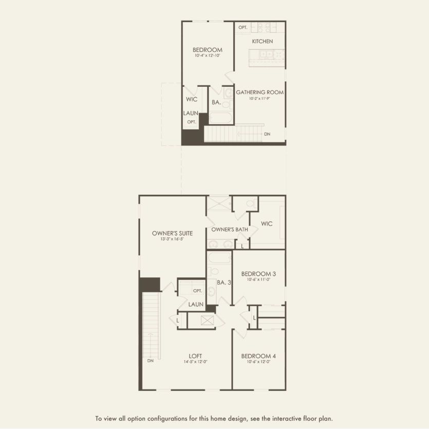 Second Floor 5 br / 4 ba