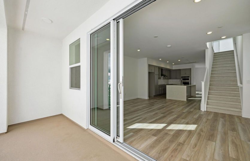 Deck off main living space