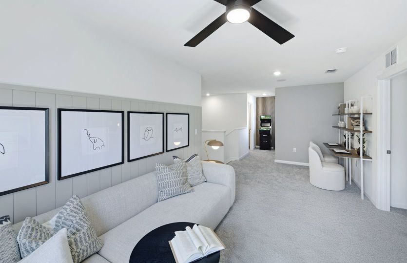 Loft space, perfect for family night