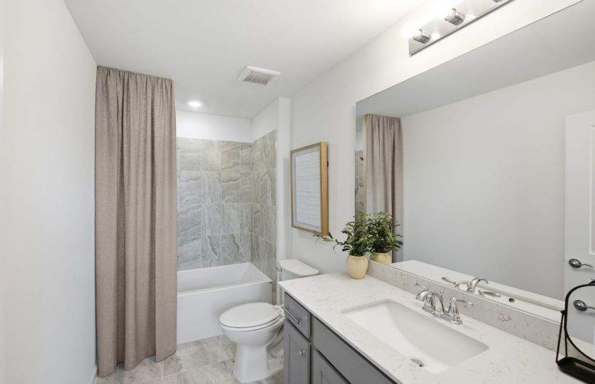 Secondary bathroom
