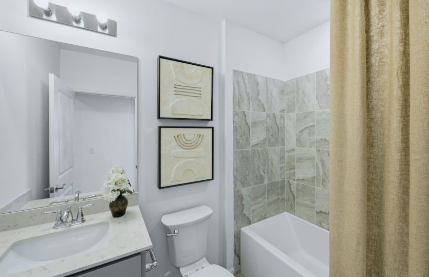 Secondary bathroom