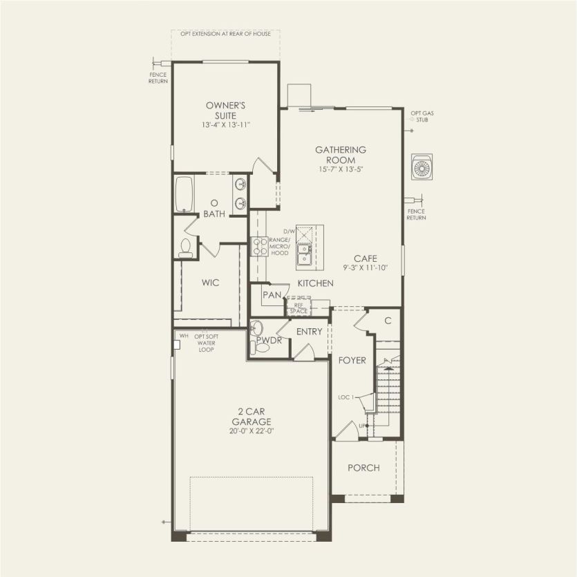 First Floor 4 br / 2.5 ba
