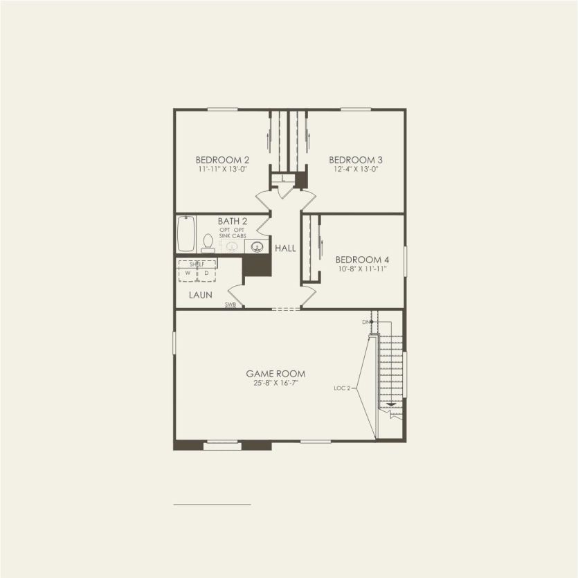 Second Floor 4 br / 2.5 ba