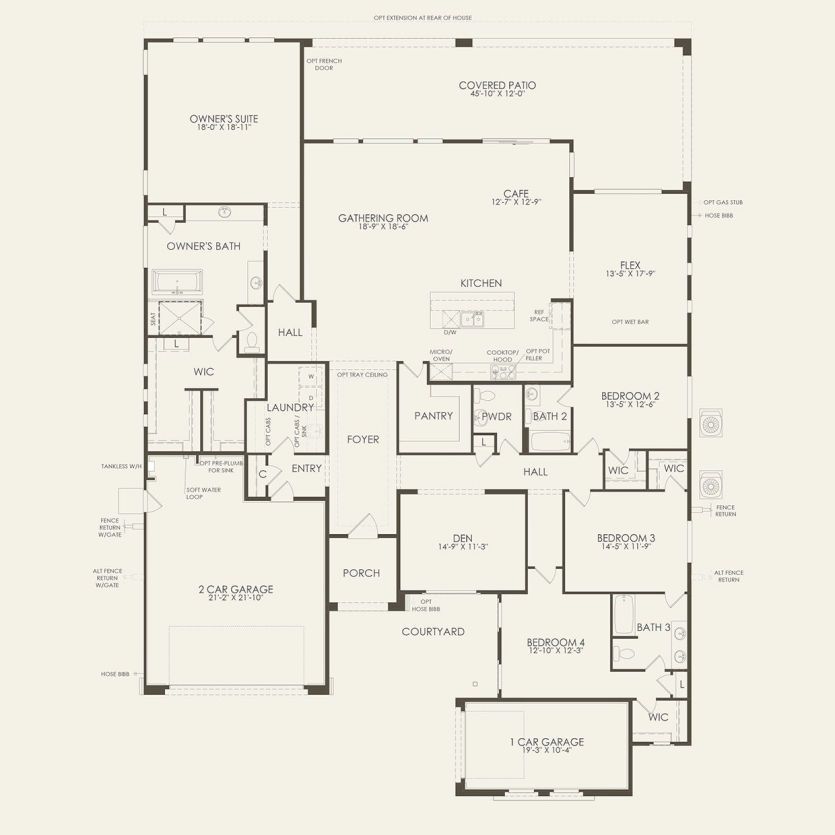 First Floor 4 br / 3.5 ba