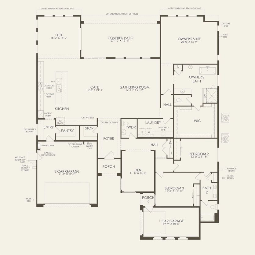 First Floor 3 br / 2.5 ba