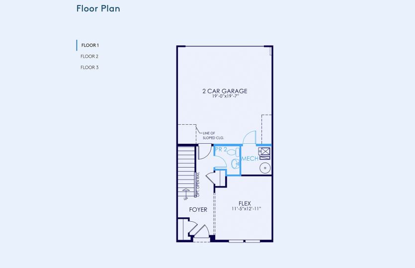 Frankton Floor Plan, Quick Move-In Home, Floor 1