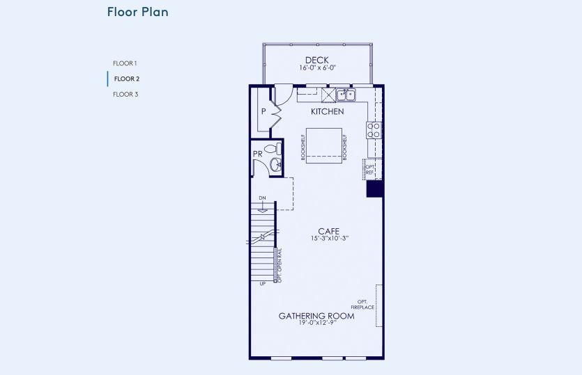 Frankton Floor Plan, Quick Move-In Home, Floor 2
