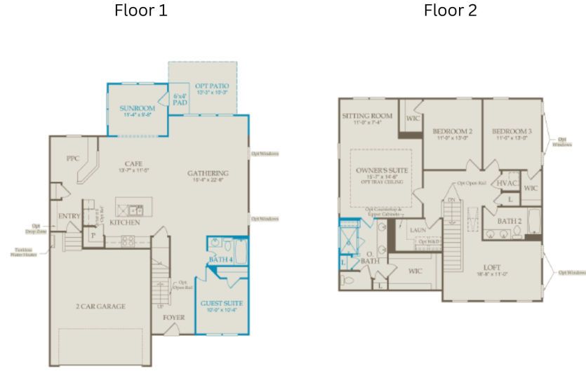 Floor Plan Level 1 & Level 2