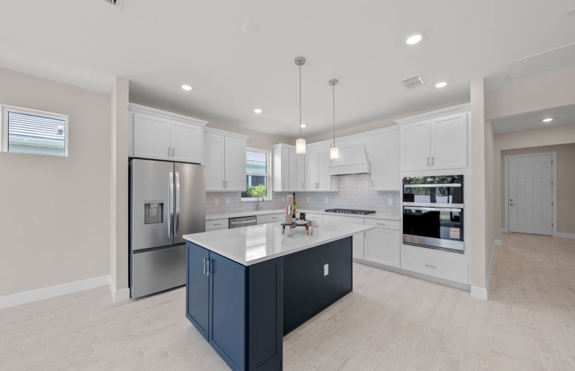 Chef-inspired kitchen with designer finishes