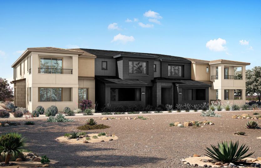 Danbury 4-Plex, Elevation A
