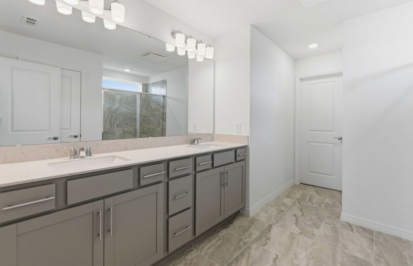 Owner's Bath with Dual Sinks