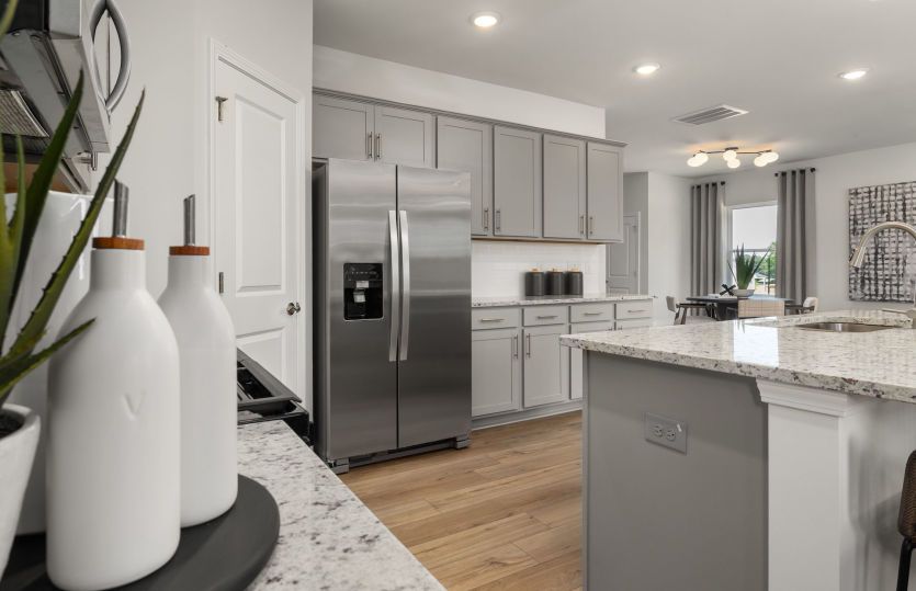 Kitchen with Large Island for Extra Seating