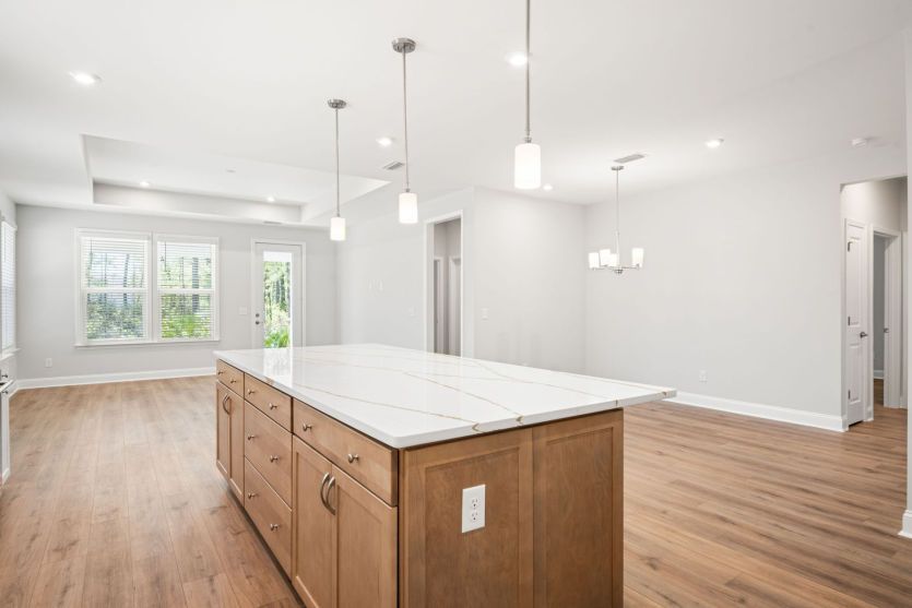 Kitchen with Oversized Island