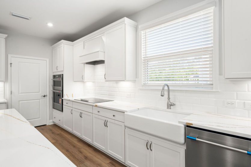 Kitchen with Oversized Island