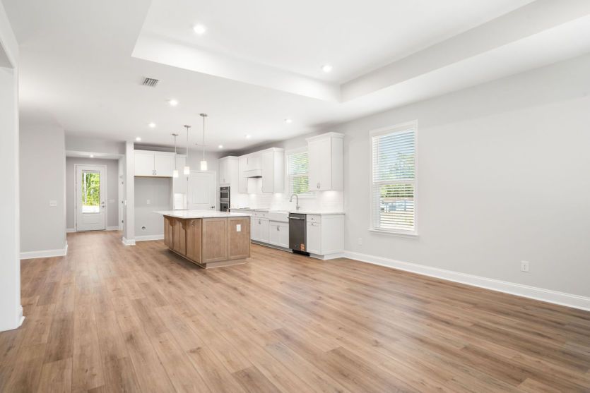 Gathering Room with Tray Ceiling