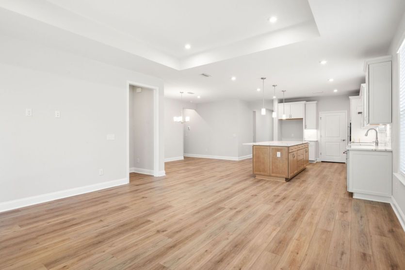 Gathering Room with Tray Ceiling