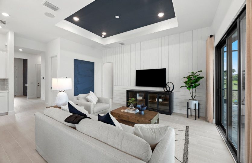 Welcoming gathering room