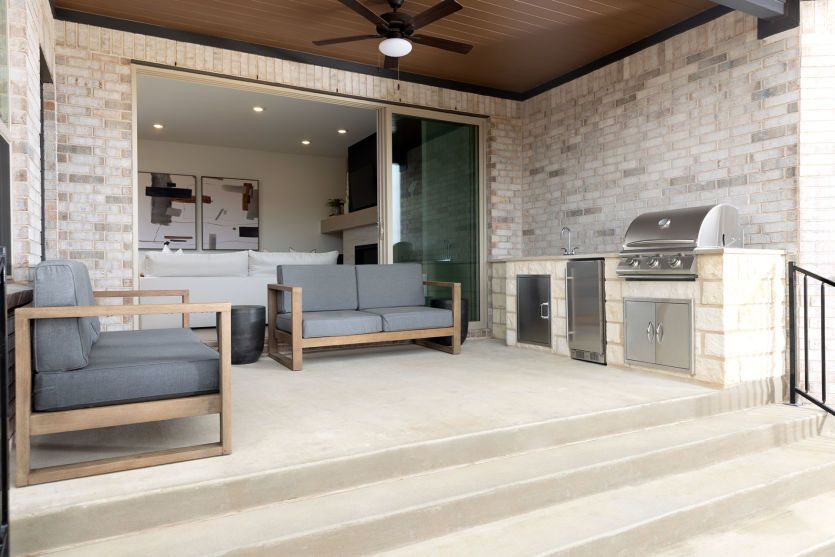 Patio with Outdoor Kitchen