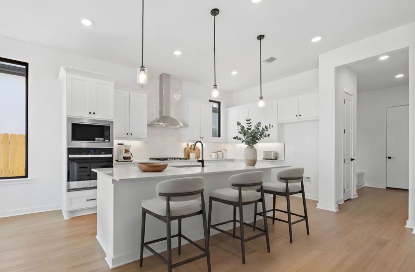 Open Kitchen with Island Seating