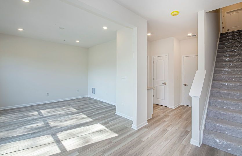 Flexroom and Entrance to Garage