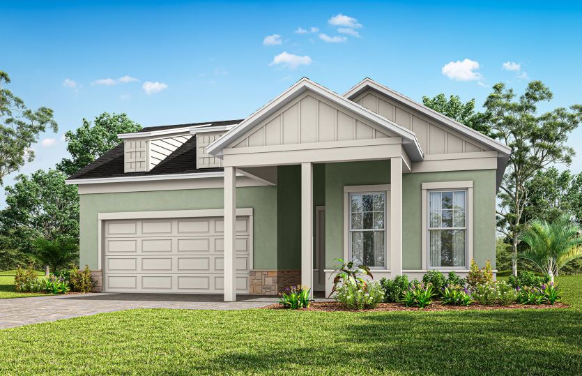 Symphony FH202 Elevation w/ Stone