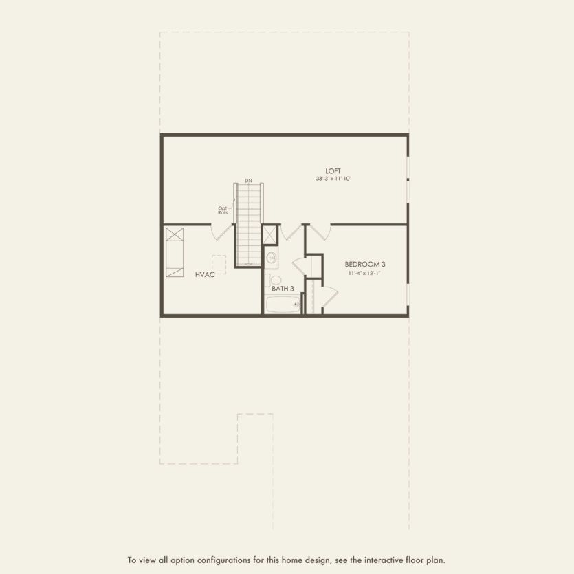 Second Floor 3 br / 3 ba