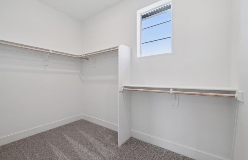 Owner's suite walk-in closet
