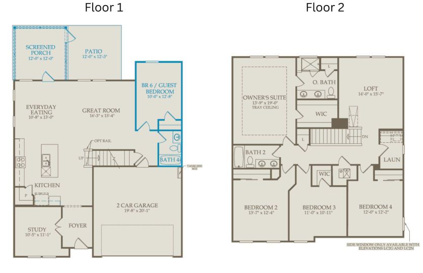 Floor Plan Level 1 & Level 2