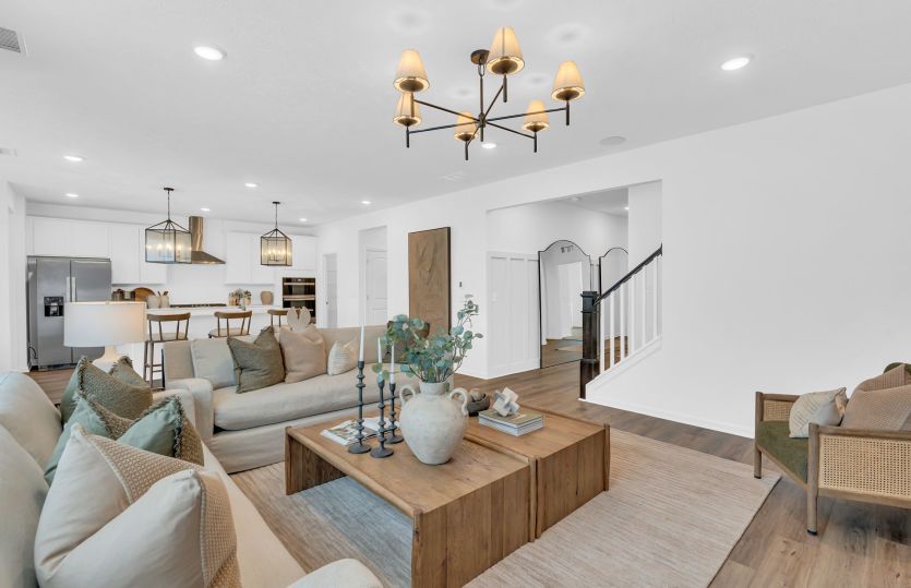 Spacious gathering space