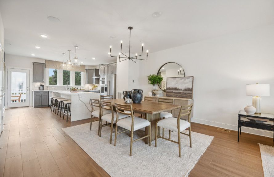 Café Opens to the Spacious Kitchen