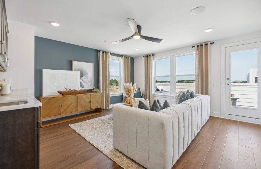 Fourth Floor Loft opening to the Rooftop Terrace