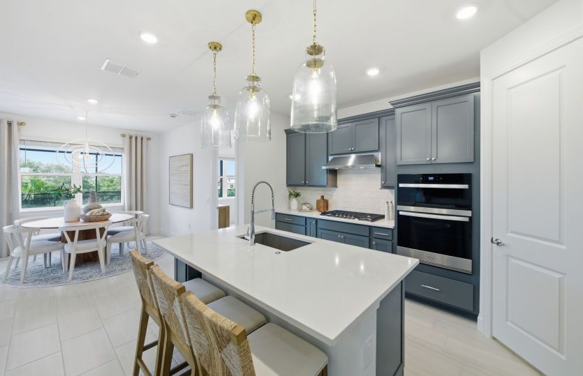 Kitchen with center island