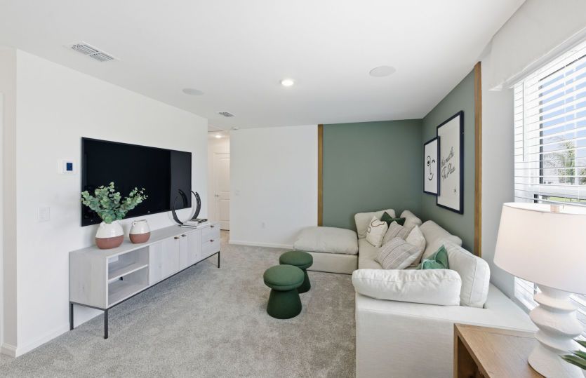 Loft in this new home