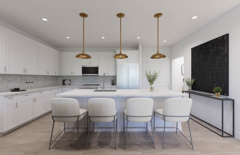 Expansive Kitchen Island