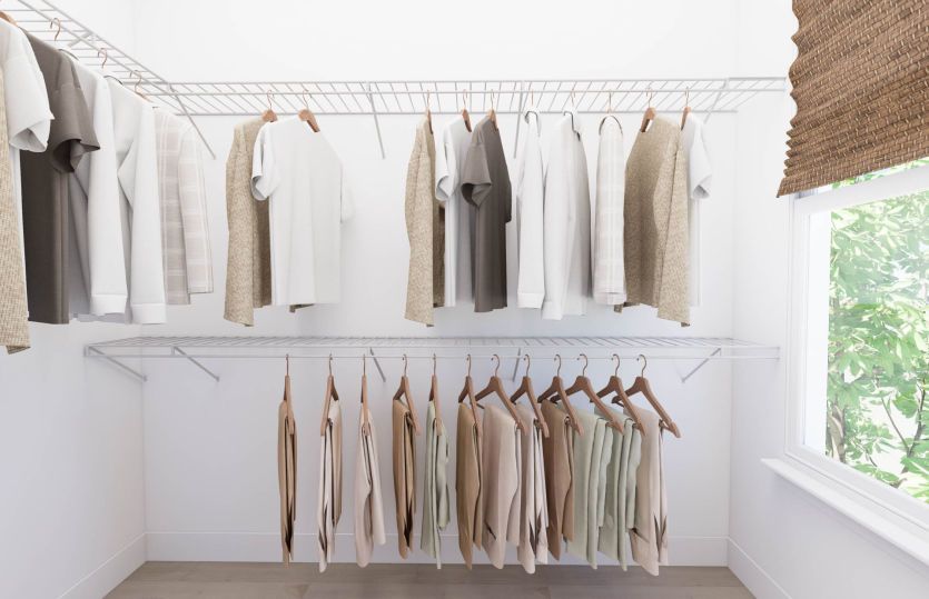 Primary Suite Walk-In Closet