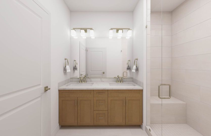 Primary Suite with Dual Basin Vanity