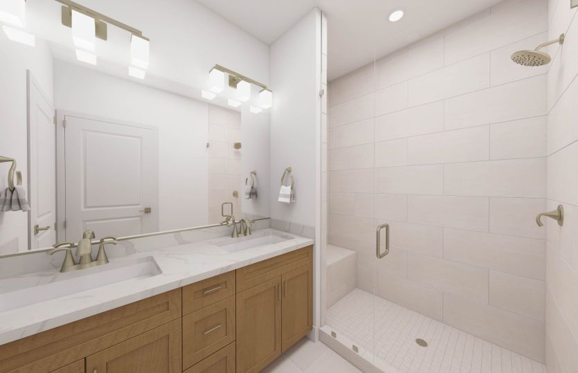 Primary Suite with Dual Basin Vanity