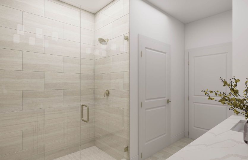 Luxurious Primary Suite with Frameless Glass Shower