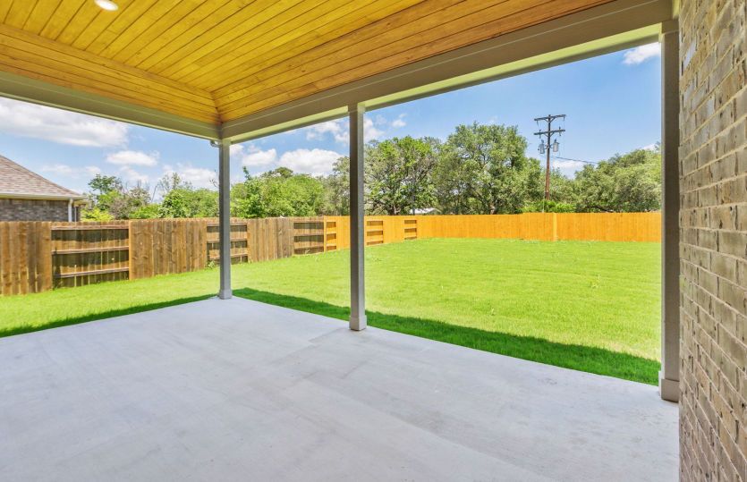 Covered Back Patio