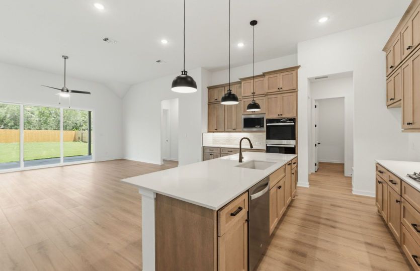 Kitchen Open to the Gathering Space