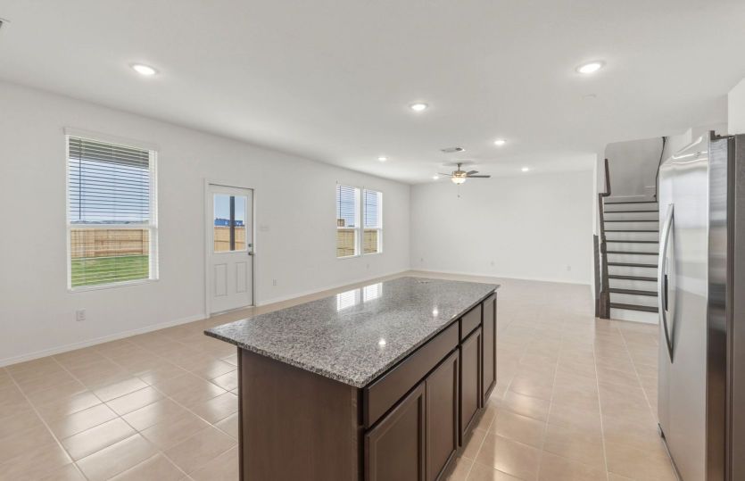 Kitchen Open to the Gathering Space