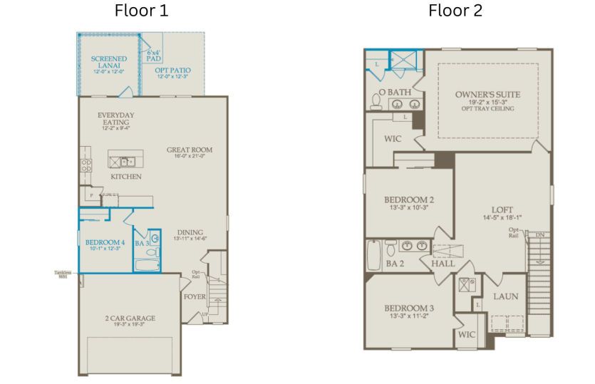 Floor Plan Level 1 & Level 2