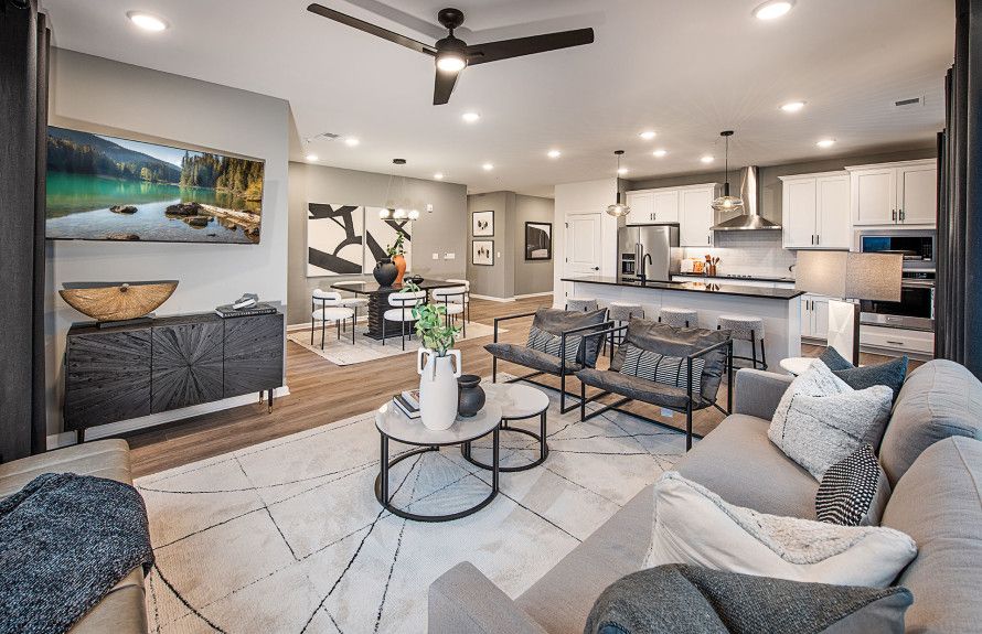 Open concept layout