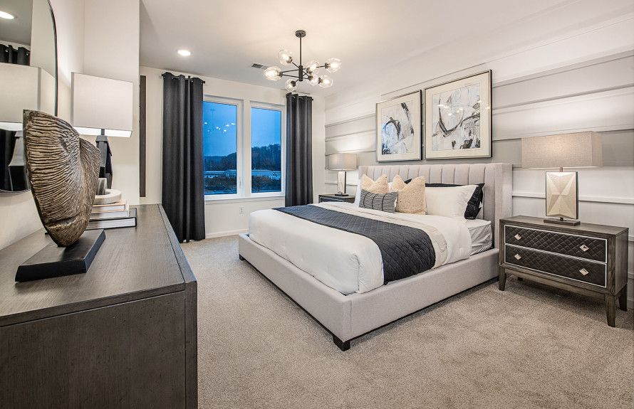 Spacious bedroom